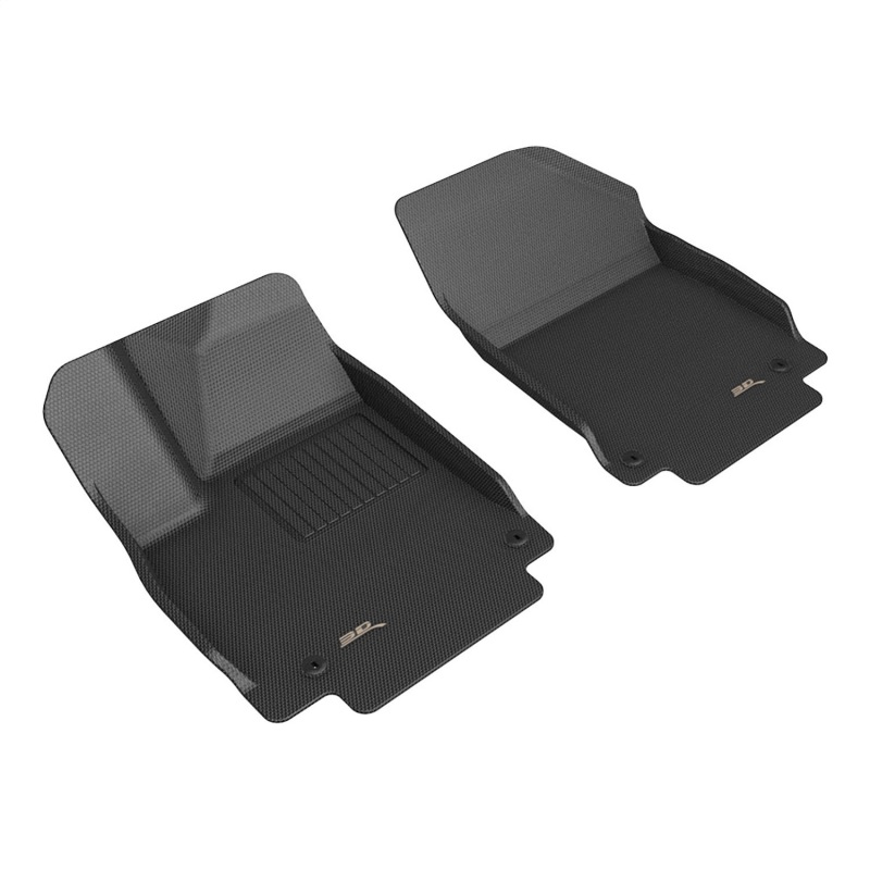 Hyundai Ioniq 5 N Floor Mats - Front - 3D MAXpider - Kagu - Black - `25-`26
